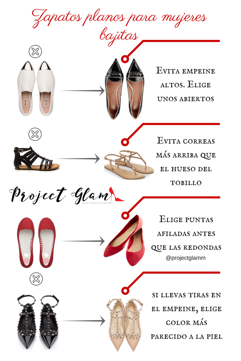 Pensamiento Puro salida Zapatos sin tacón para mujeres de baja estatura — Project Glam