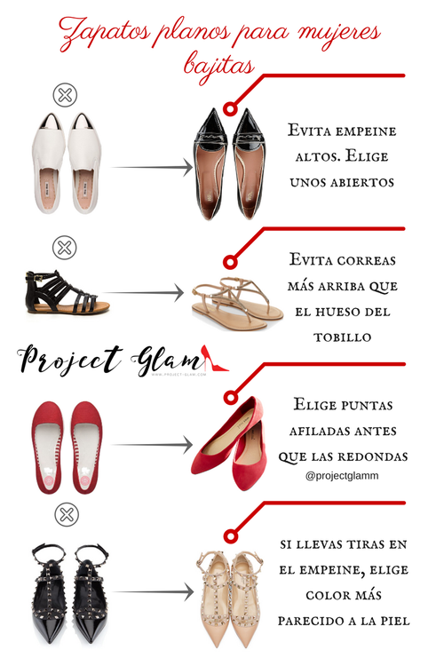 Zapatos sin tac n para mujeres de baja estatura Project Glam