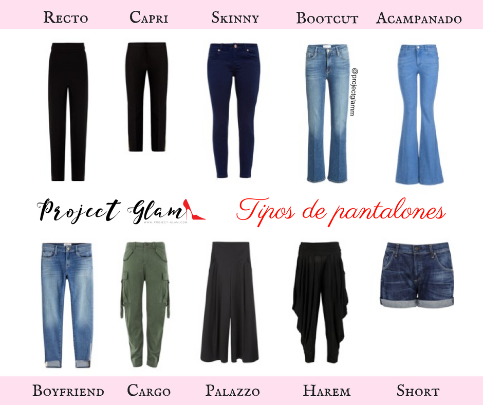 Panorama Complaciente fuerte Tipos de pantalones: guía práctica — Project Glam