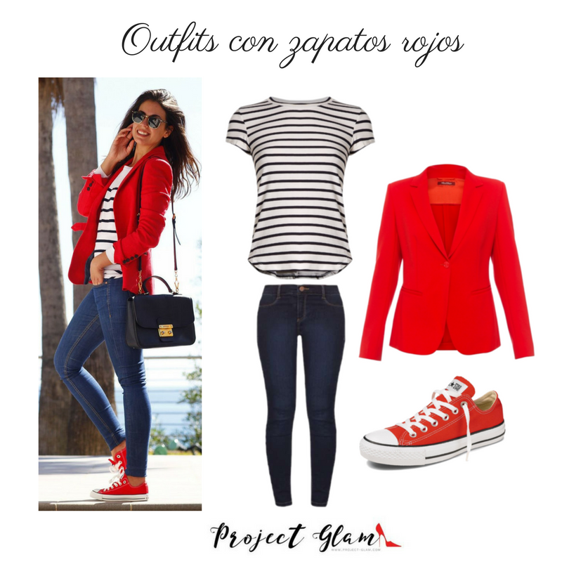 Ideas outfits con zapatos rojos — Project Glam