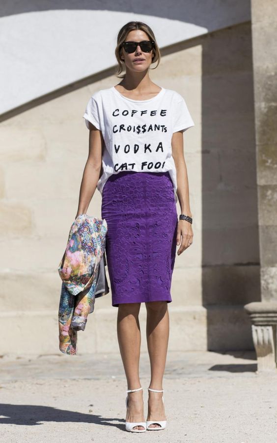 9 outfits con el color del año: Ultravioleta
