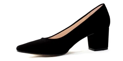 zapatos de tacon grueso bajo