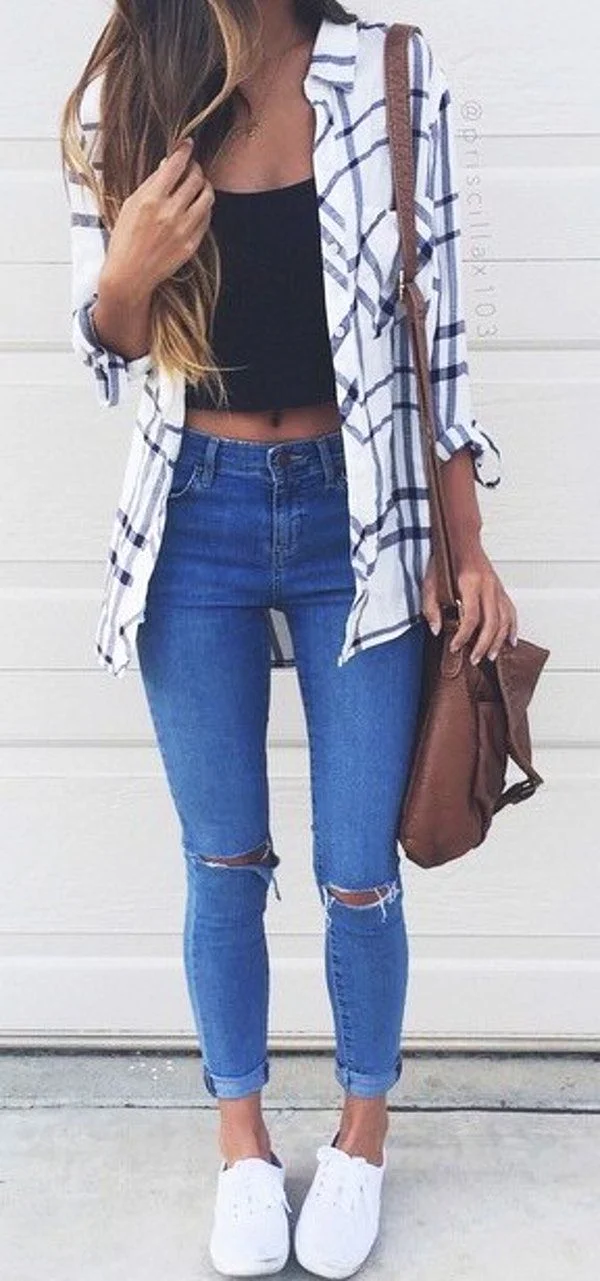 Blusas Para Jeans Tiro Alto Flash Sales, UP TO 55% OFF | agrichembio.com