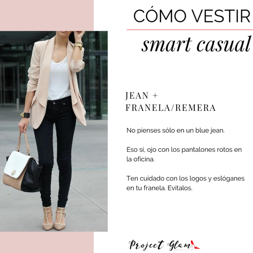 Vestimenta business online casual
