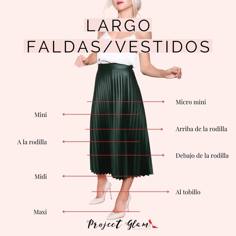 Faldas según largo — Project Glam
