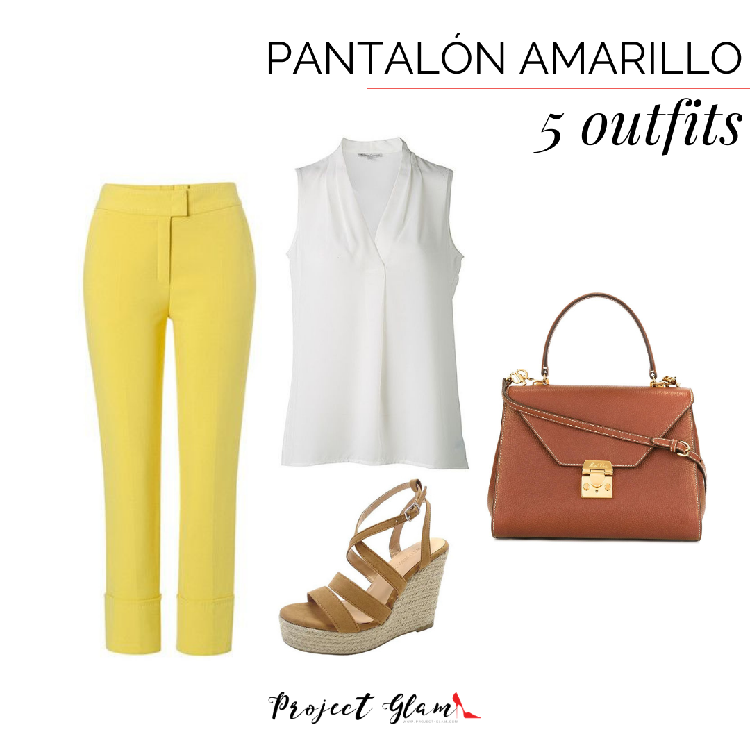 Pantalón amarillo: de outfits — Project Glam