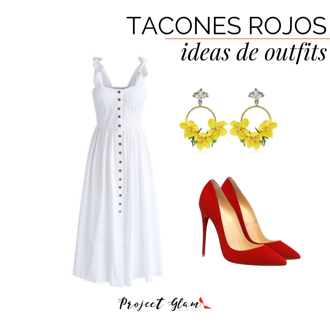Tacones rojos: outfits — Project