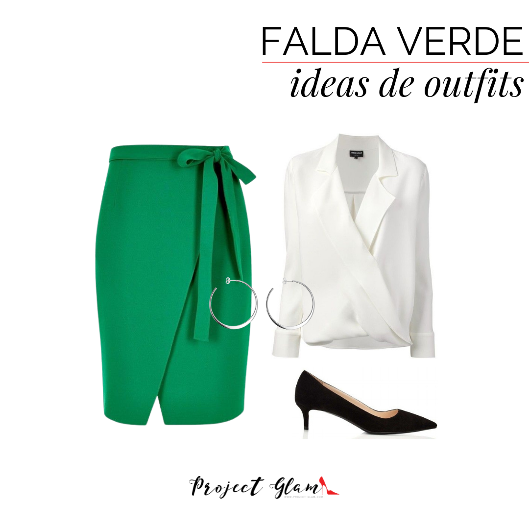 Falda verde: ¿con qué combinar? — Project Glam