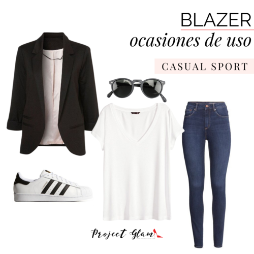 Blazer negro: outfits según ocasión de uso — Project Glam