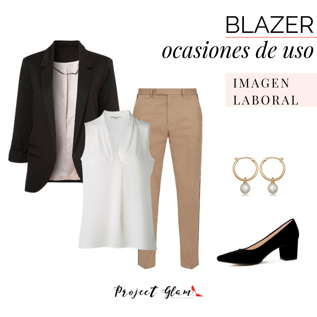 Blazer negro: outfits según ocasión uso — Project Glam