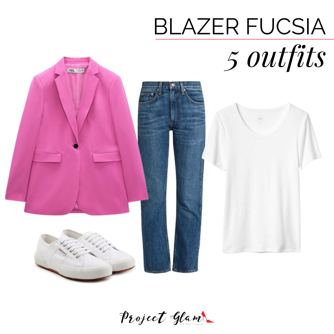 Blazer fucsia: ideas de outfits — Project Glam