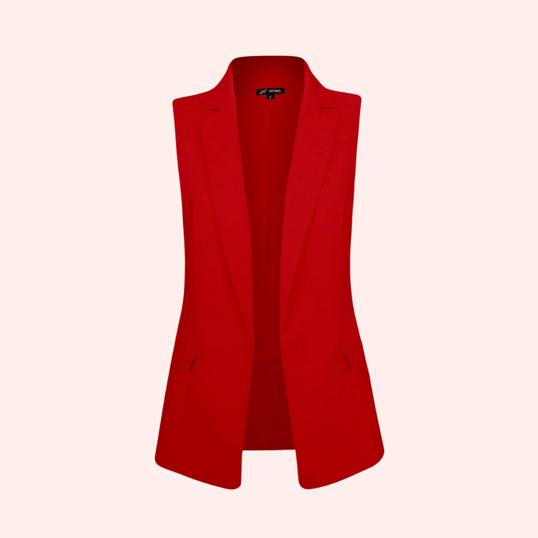 Vest blazer rojo: ideas de looks — Project Glam