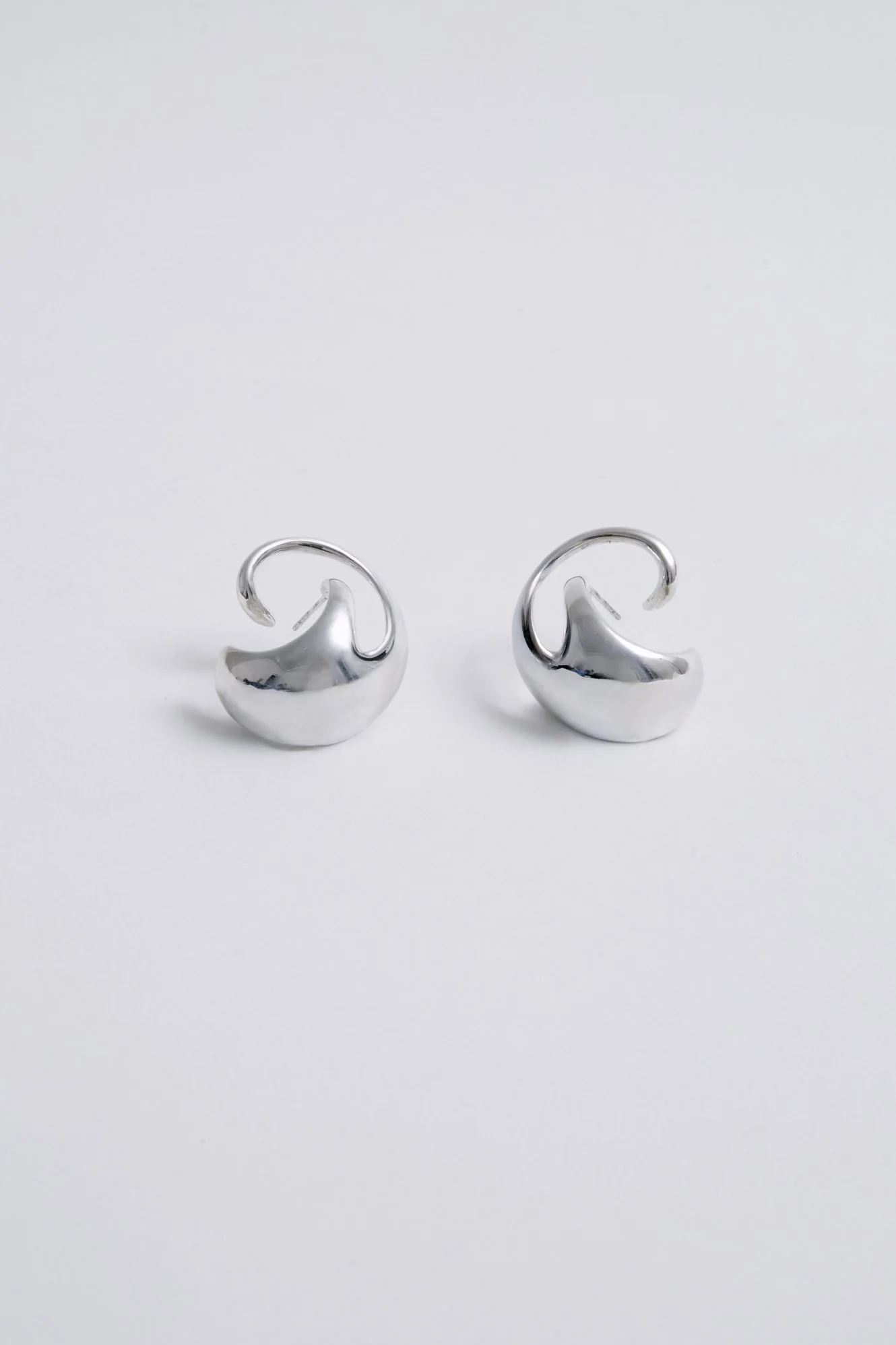 ILLUSION hoops - silver