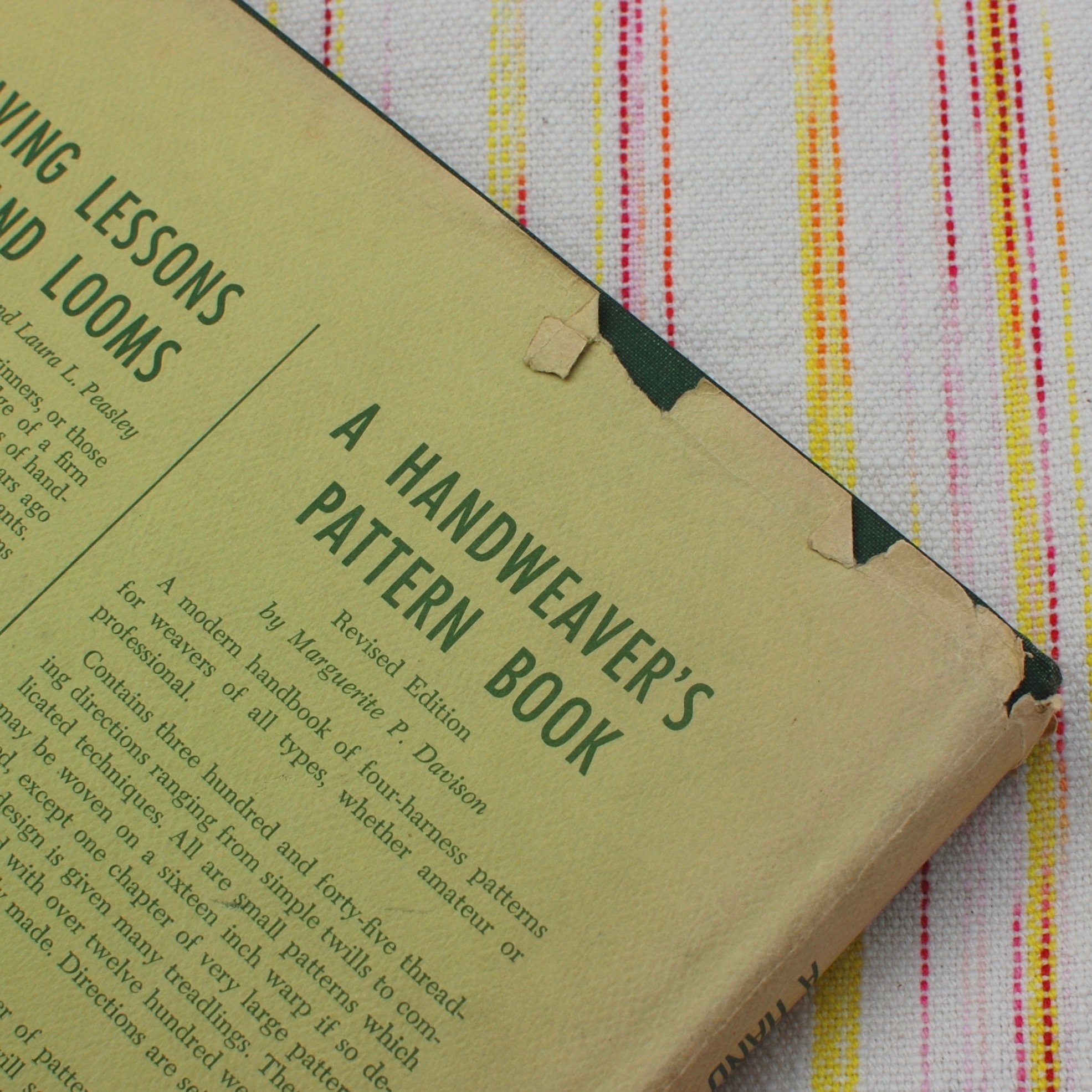 A Handweaver's Pattern Book, By Marguerite P. Davison — Heddle Over Heels