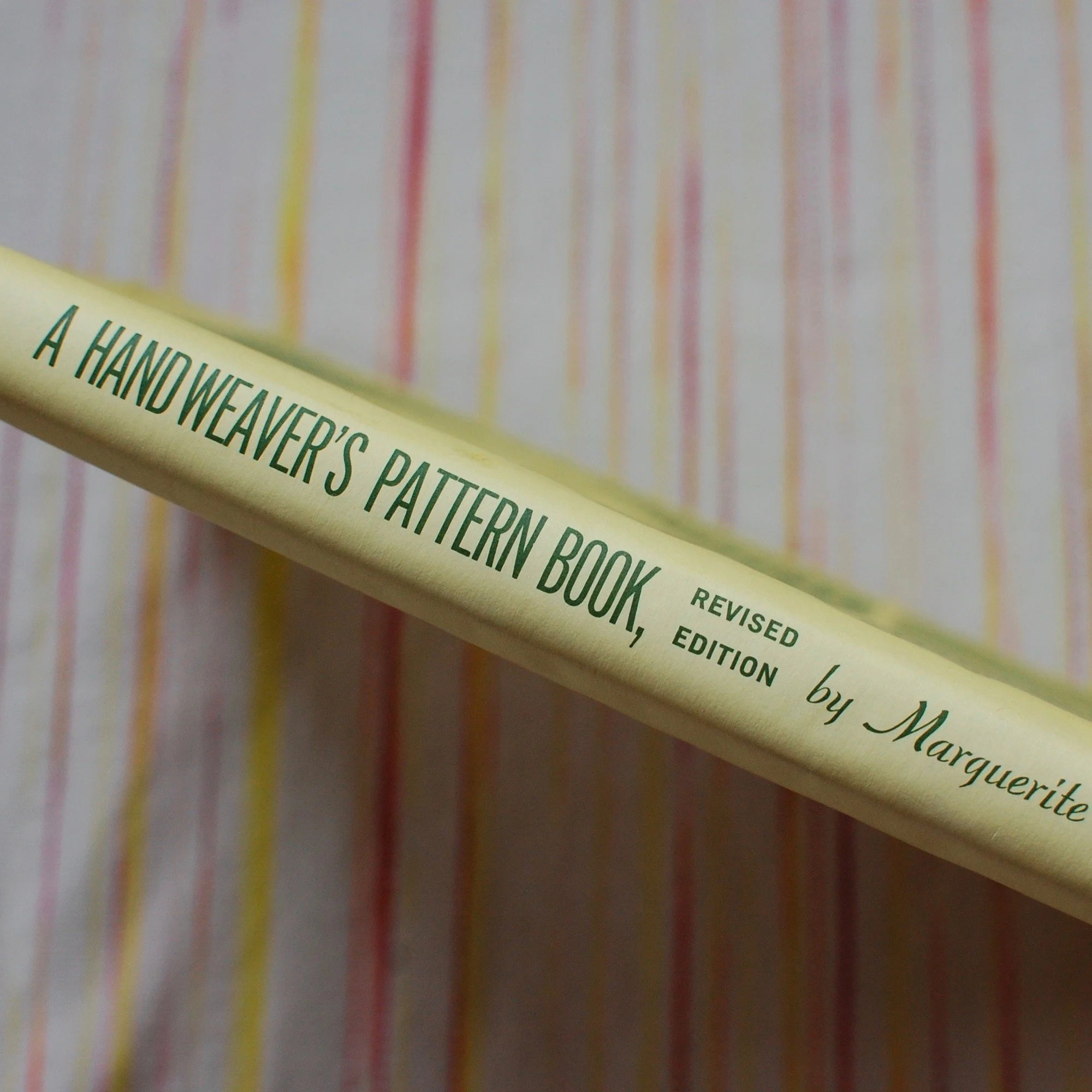 Spine of A Handweaver's Pattern Book
