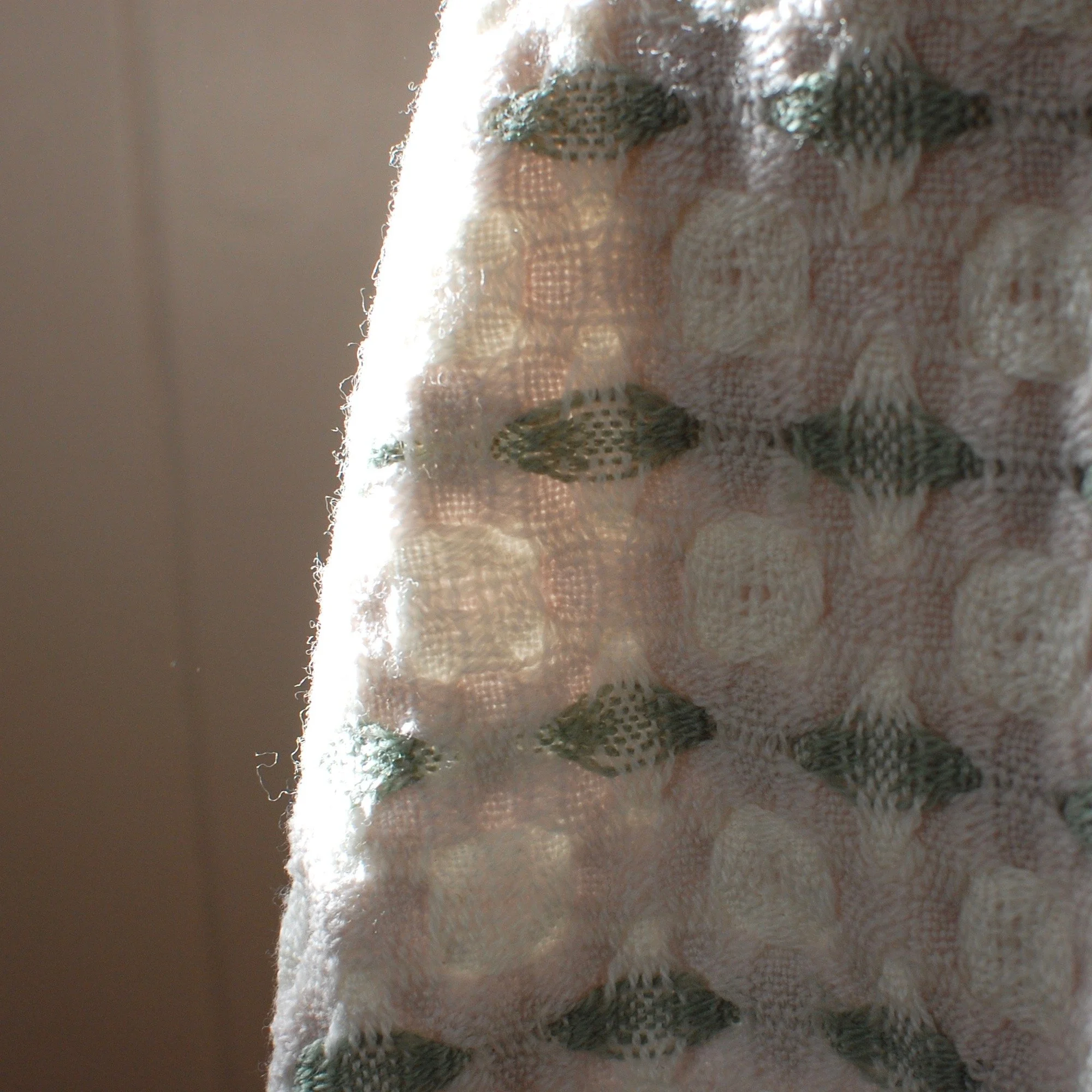 deflected double weave handwoven textile merino cowl scarf