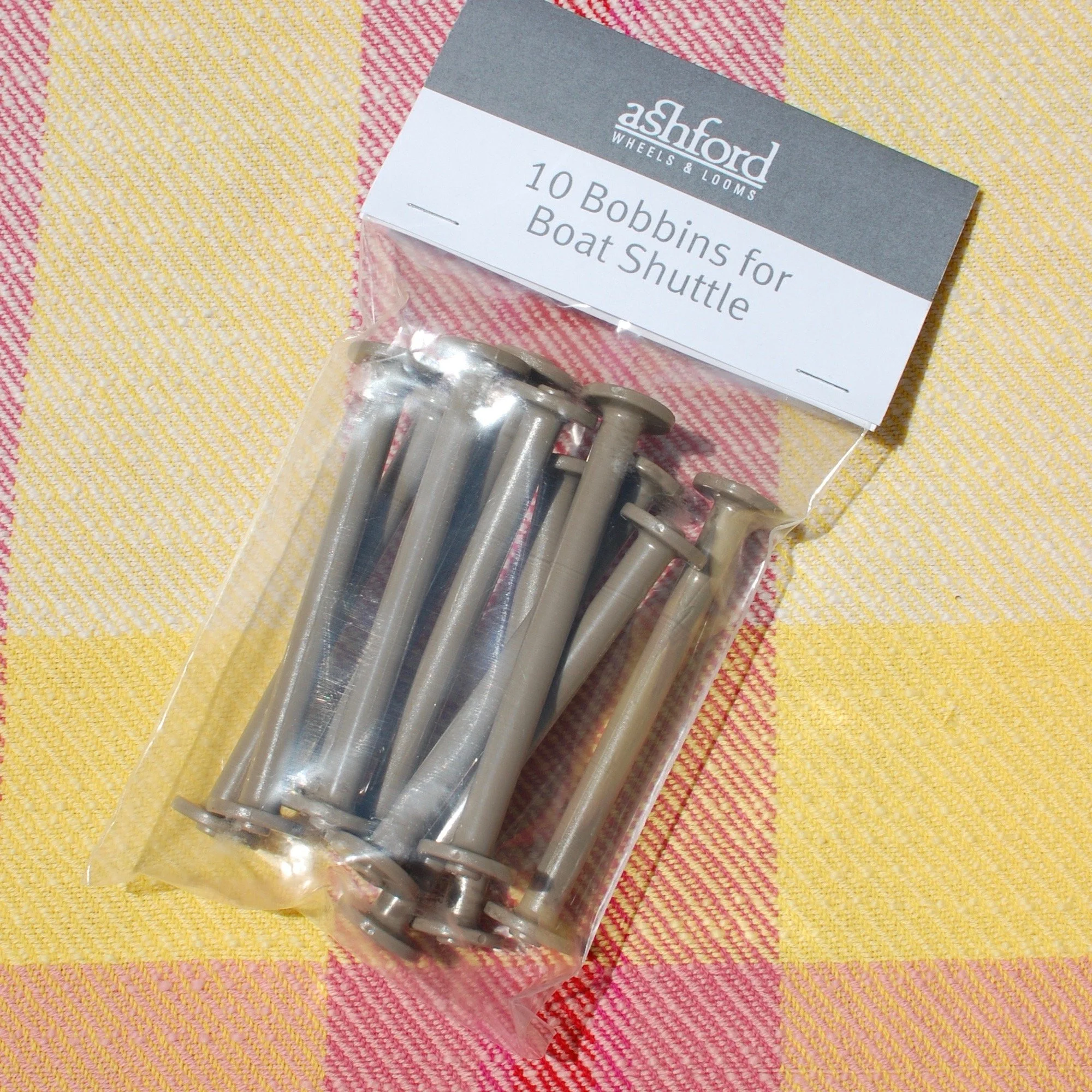 10 pack of Ashford Nylon Boat Shuttle Bobbins