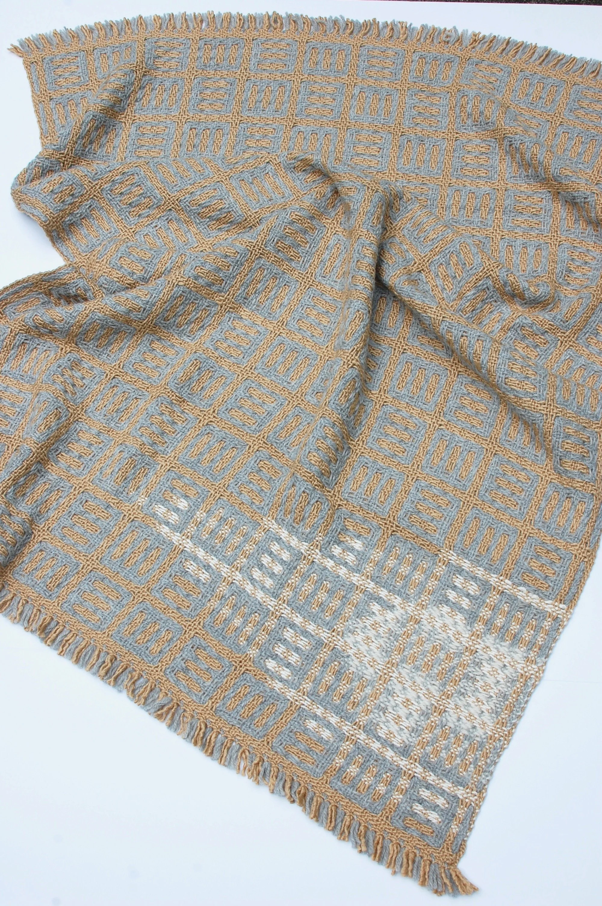 One of a kind handwoven blanekt