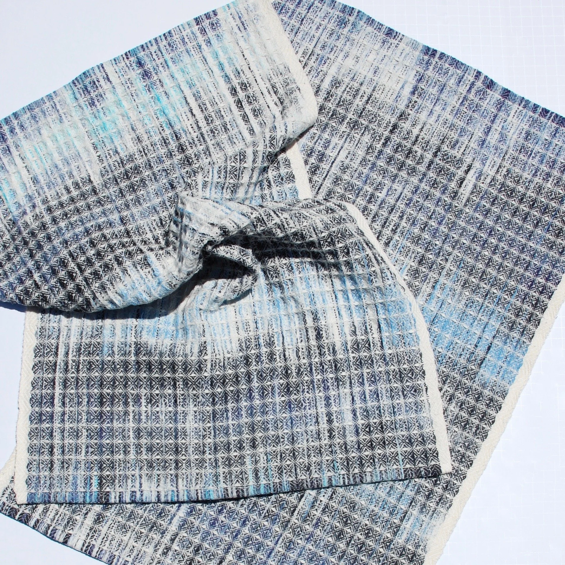 pretty hand woven towels with a beach vibe