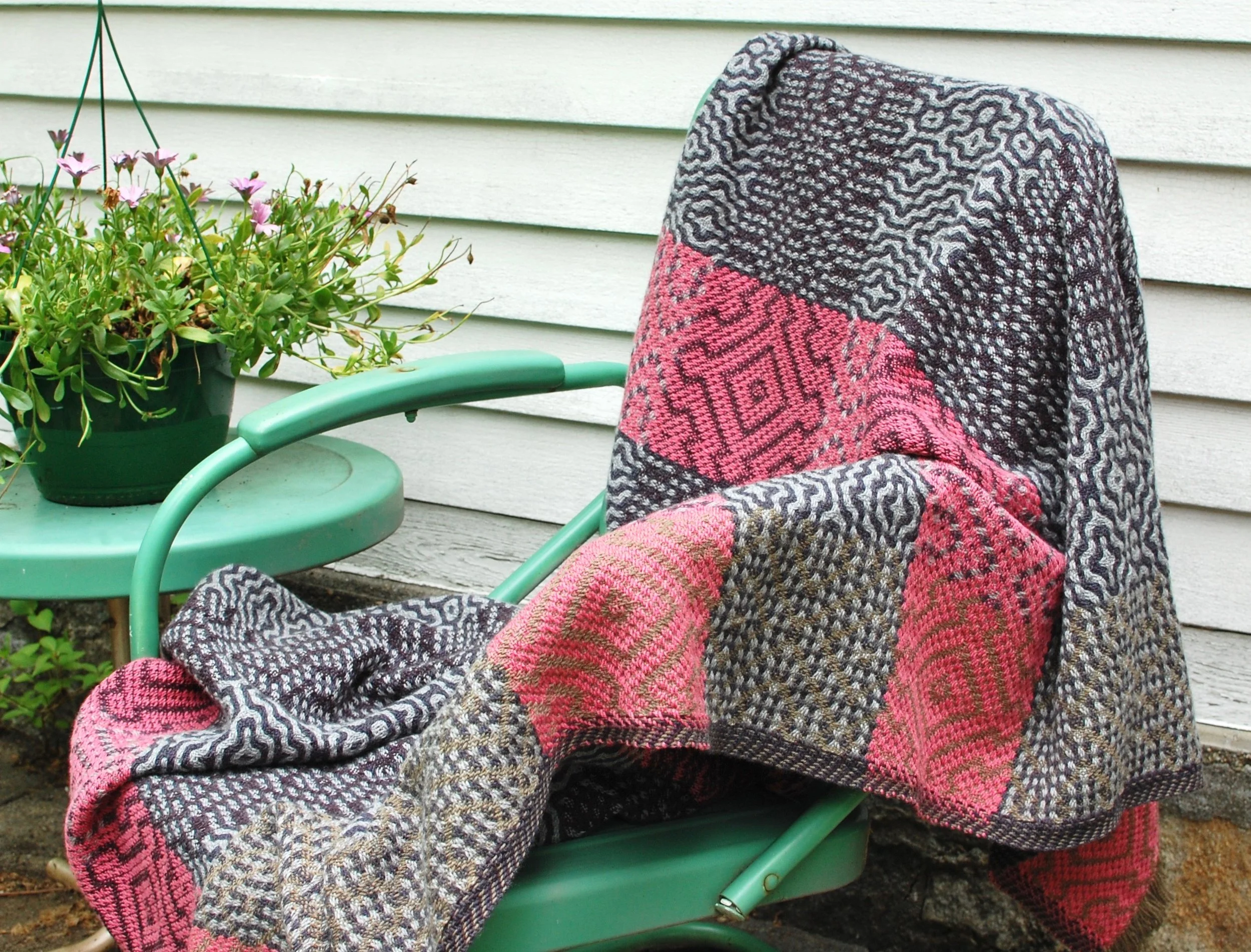 Handwoven beautiful throw blanket
