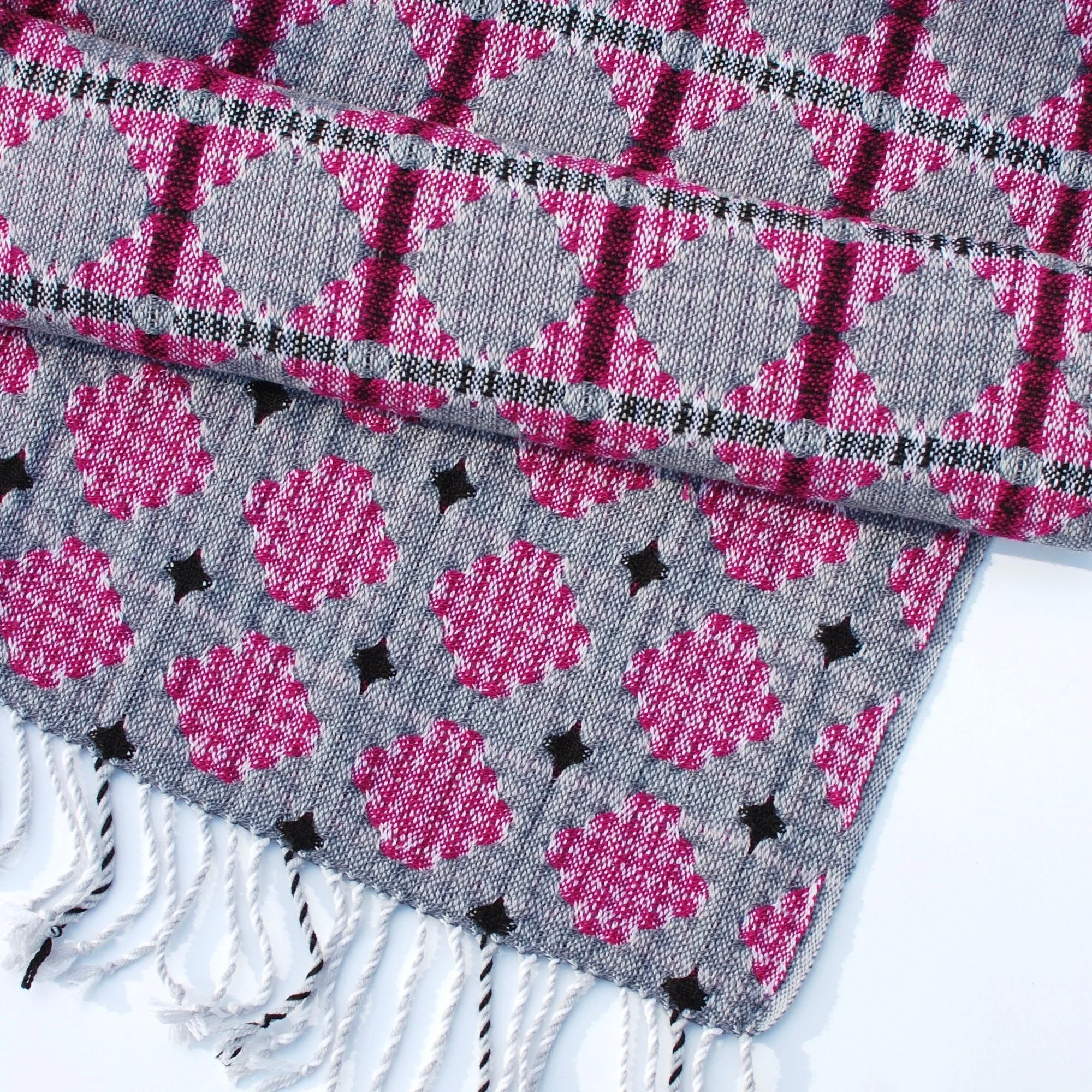 handwoven merino scarf