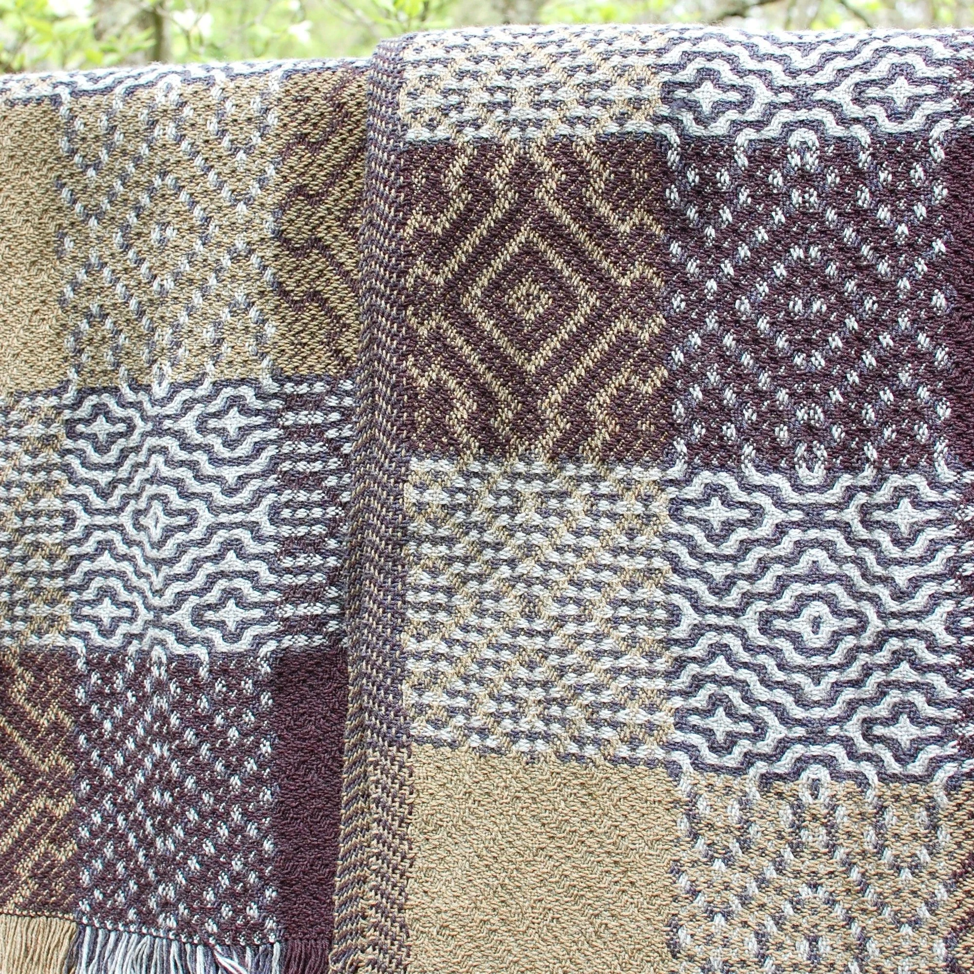 bespoke handwoven soft wool blankets. Made in CT, USA