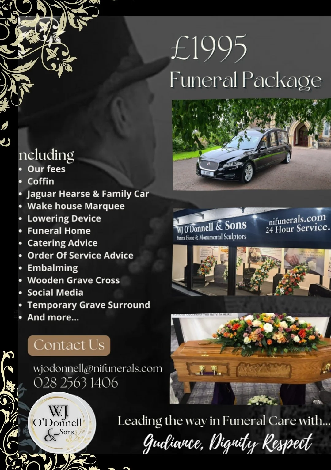 Funeral Package & Price List — WJ O'Donnell & Sons Funeral Directors