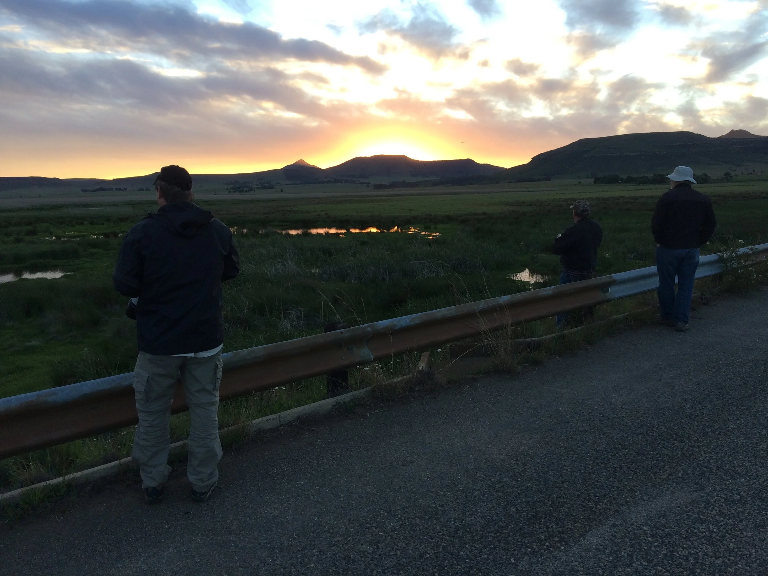Sunset at the Wakkerstroom wetlands