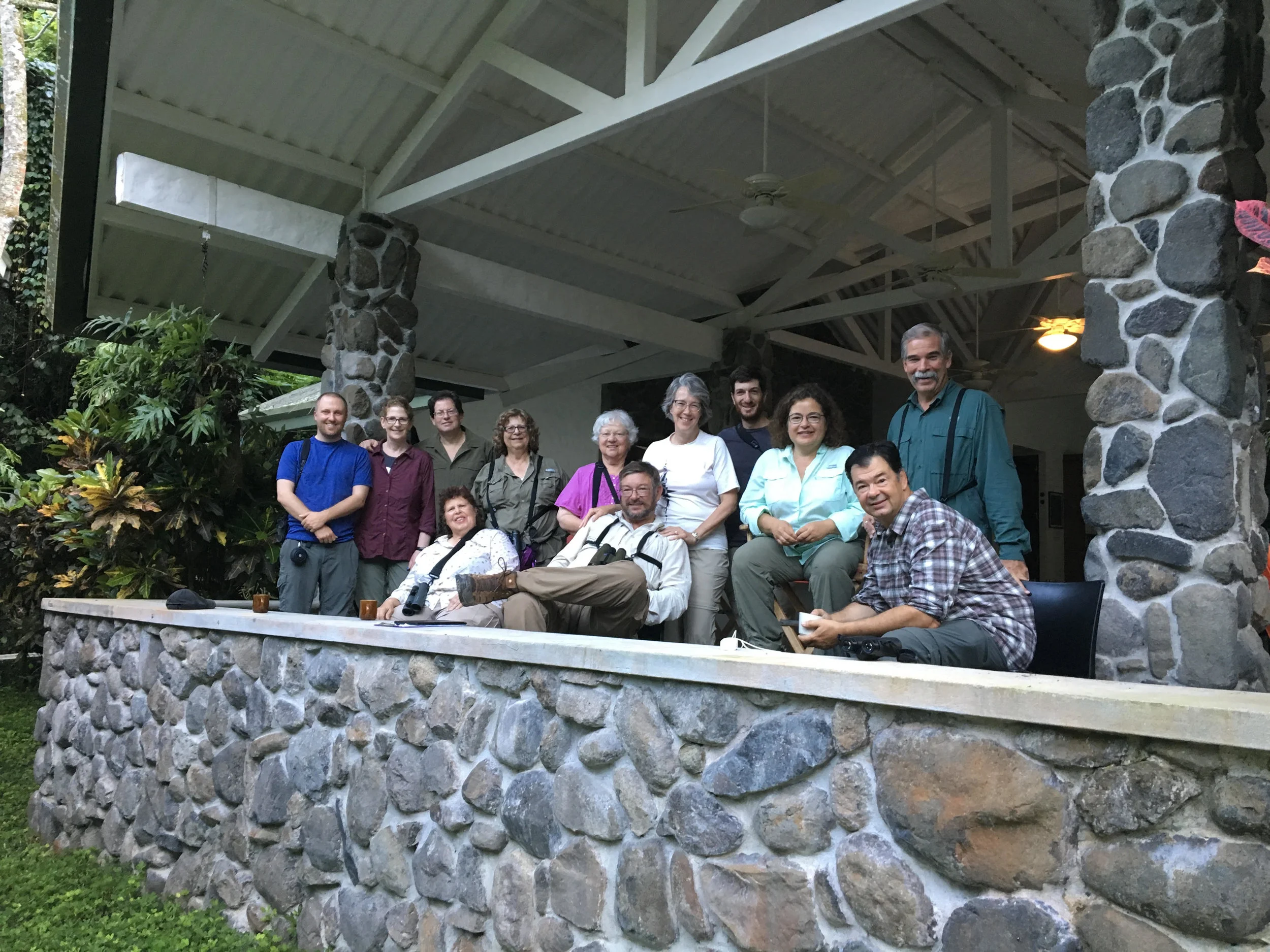 Happy group at Canopy Lodge