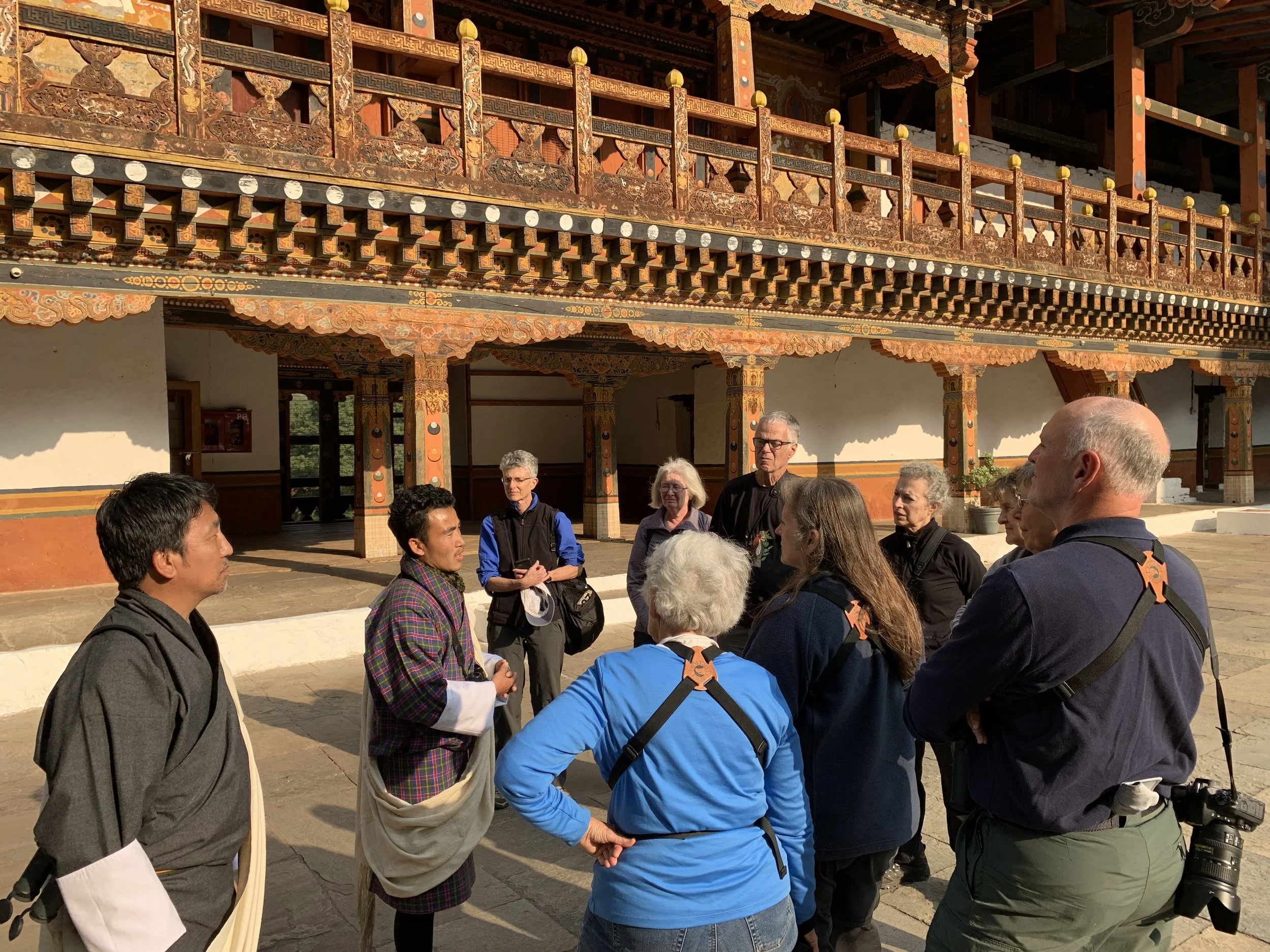 Touring Punakha Dzong