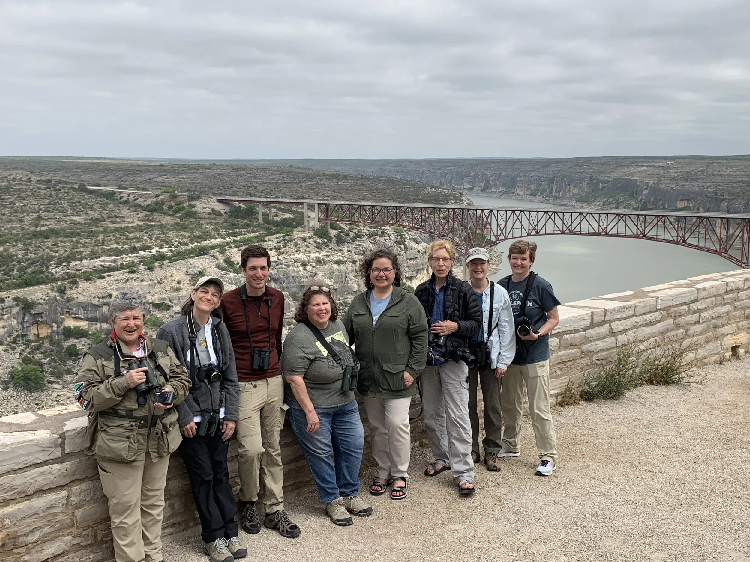 Group at the Pecos River