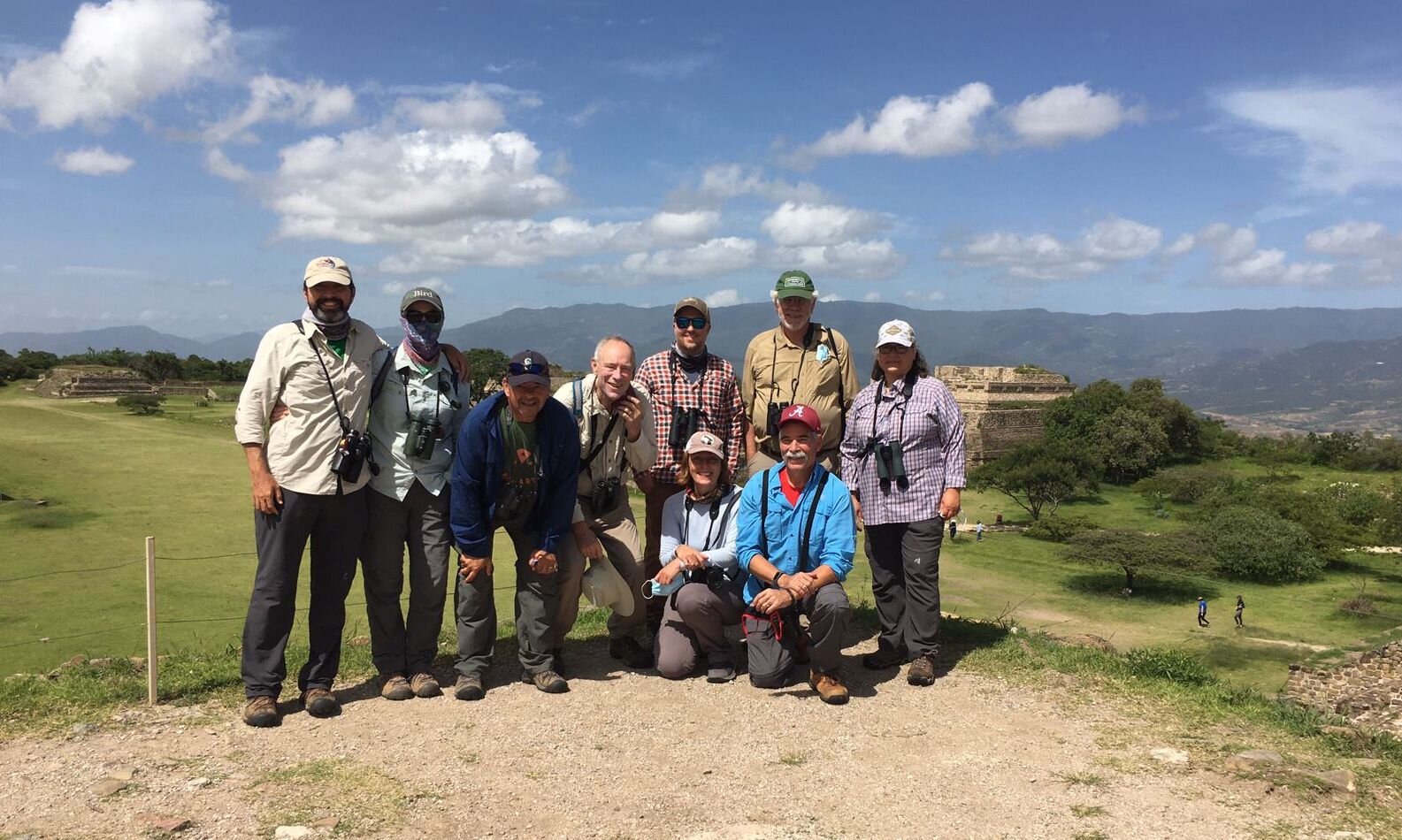 The group atop Monte Albán