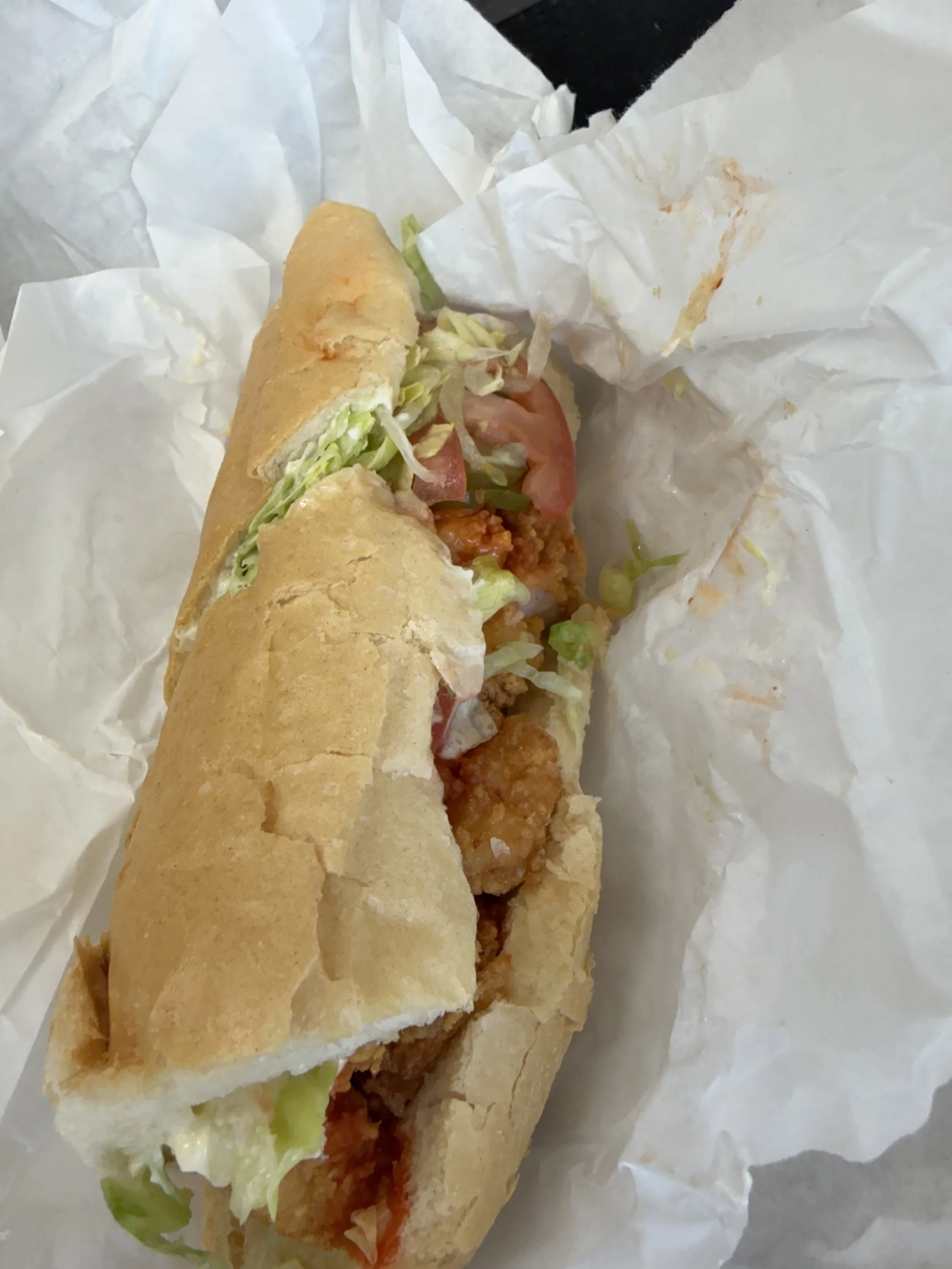 Shrimp po' boy