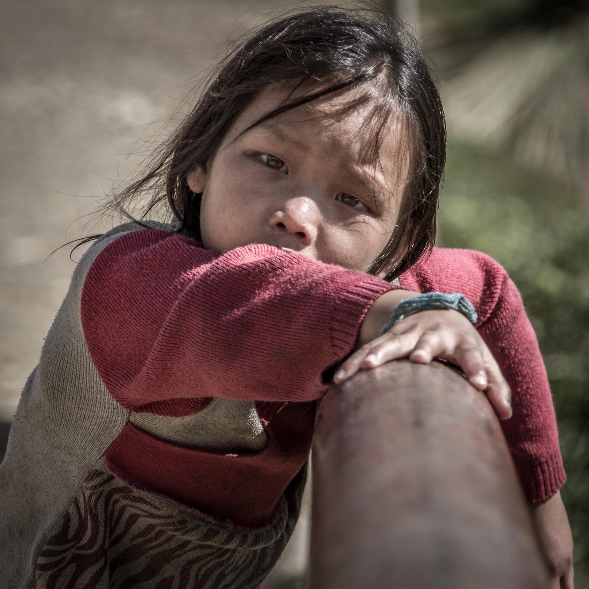 Girl in Village