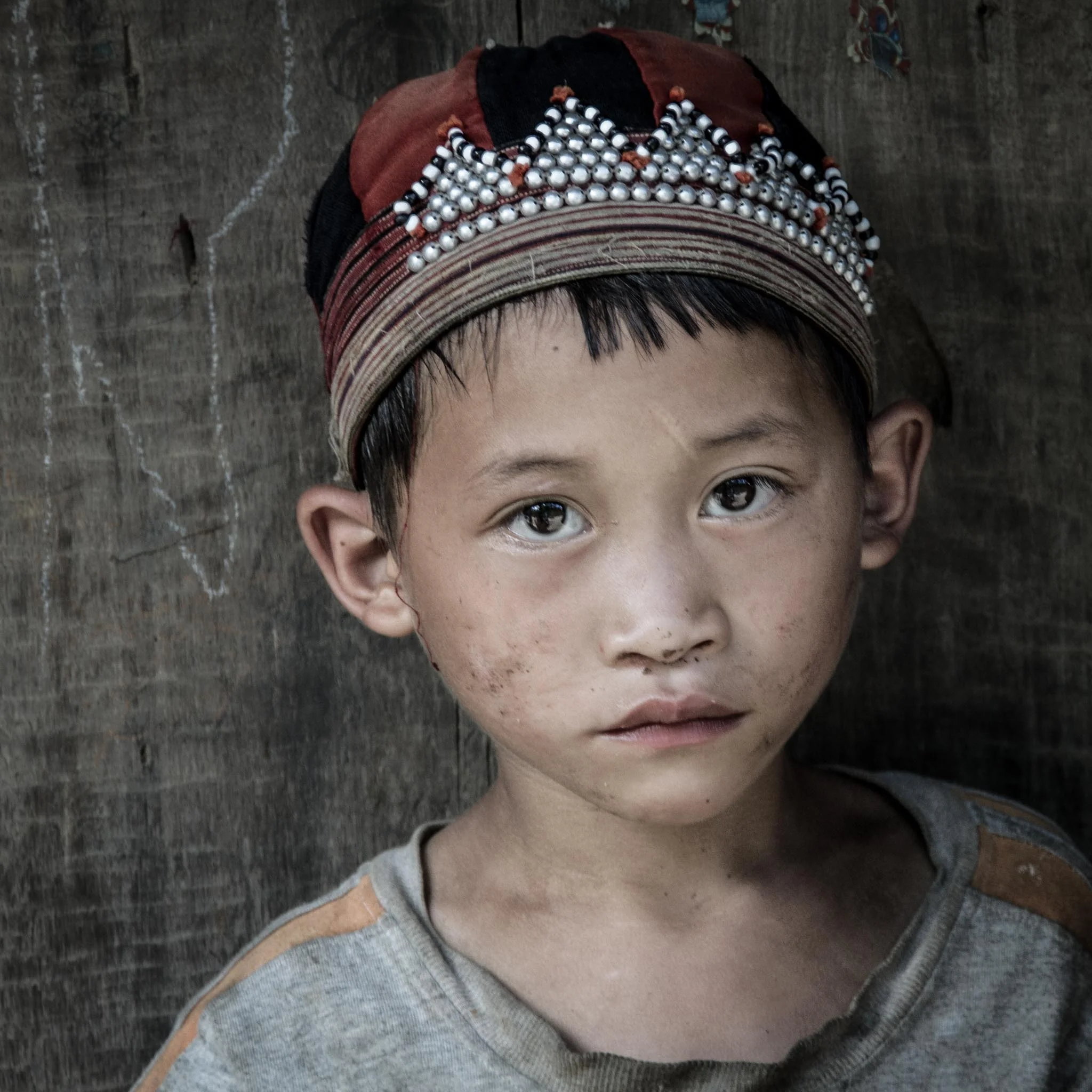 Red Dao Boy at the Filling Station (Sapa, Vietnam)