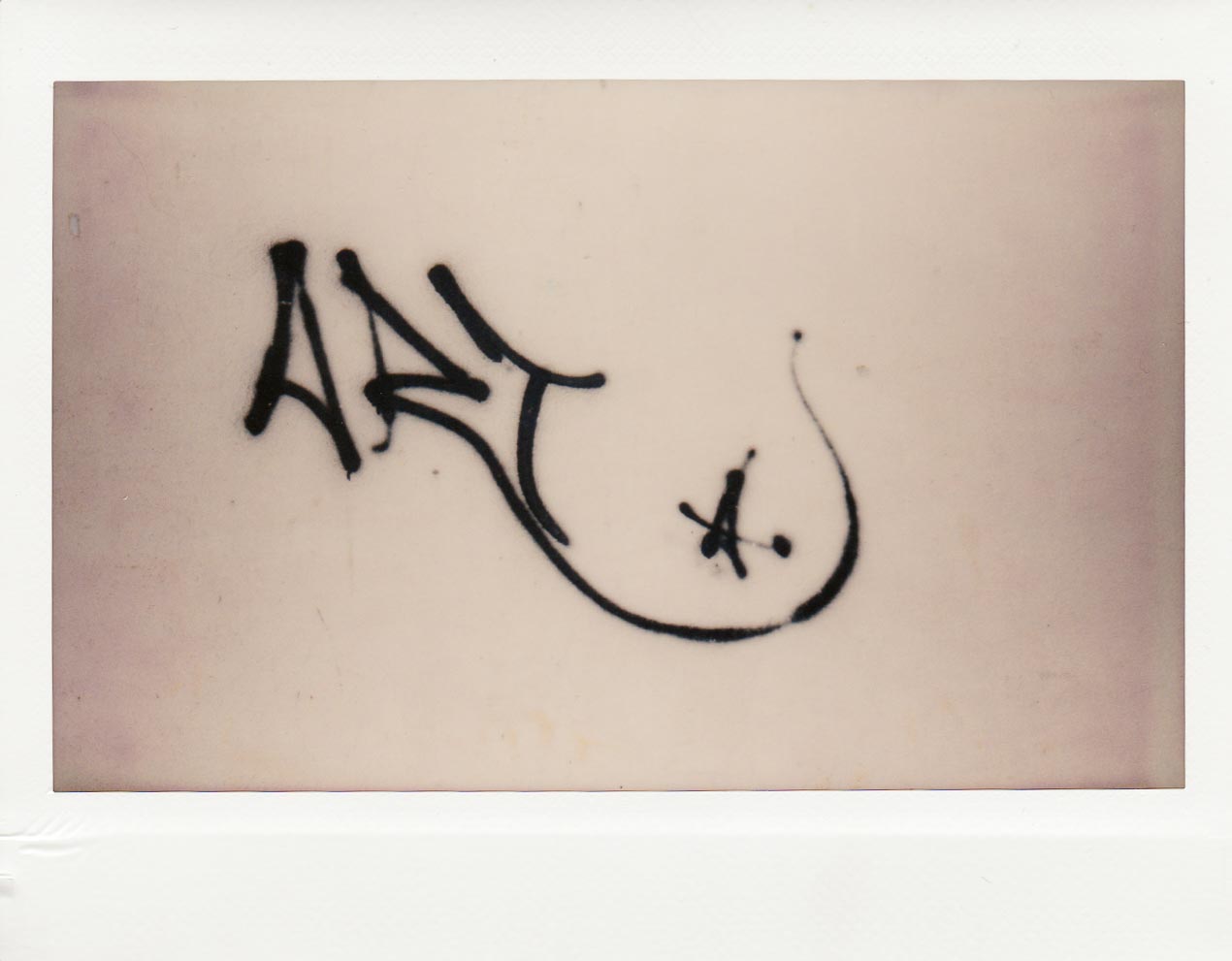 Detail of a tag on a wall ... Rovinj, Croatia
