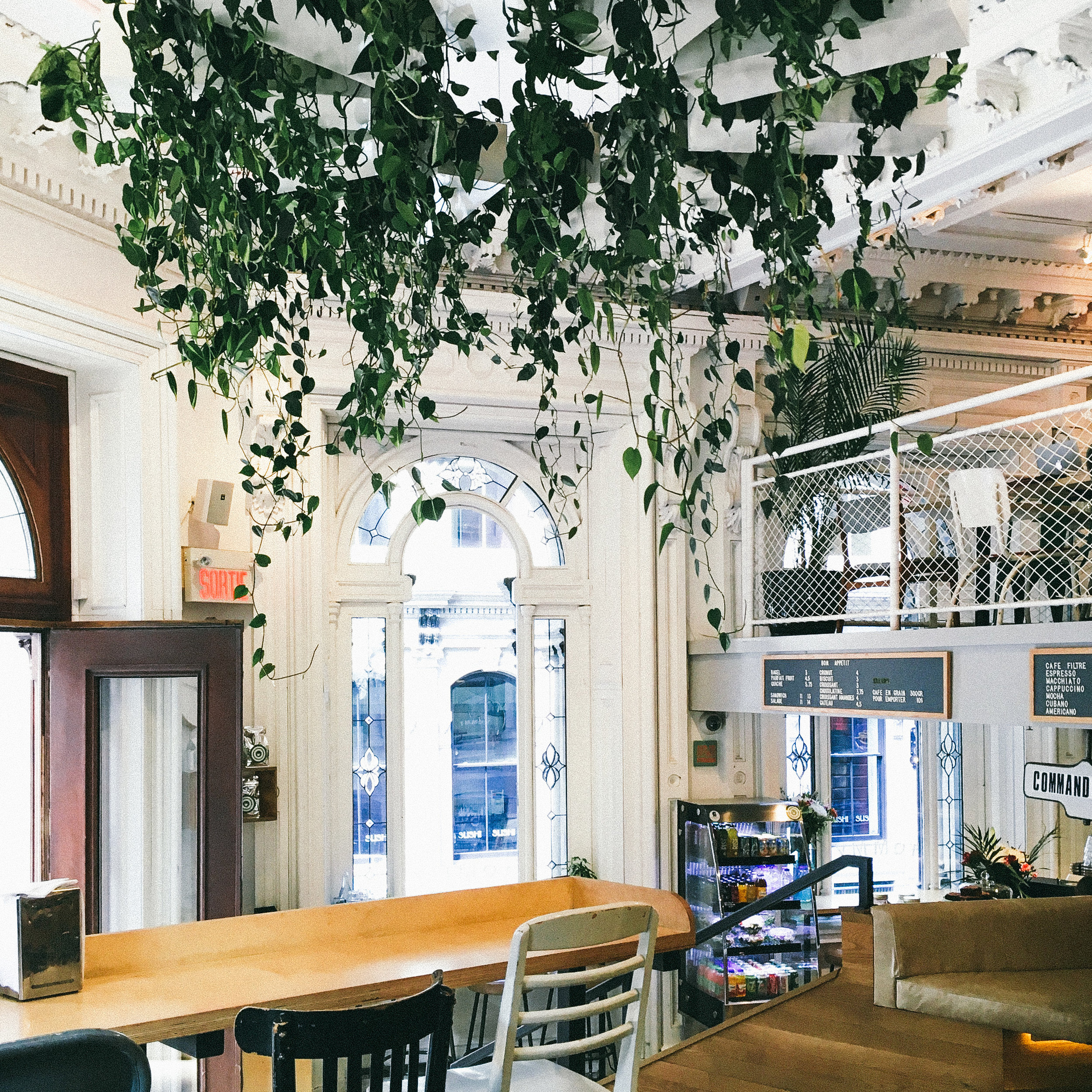 TOMMY Cafe // 200 Rue Notre-Dame O, Montréal, QC H2Y 1T3, Canada Photo Courtesy of Louise A.