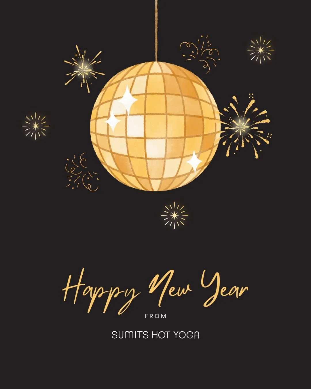 Happy New Year from all of us at Sumits✨🥂 Come flow with us and start the year feeling good.