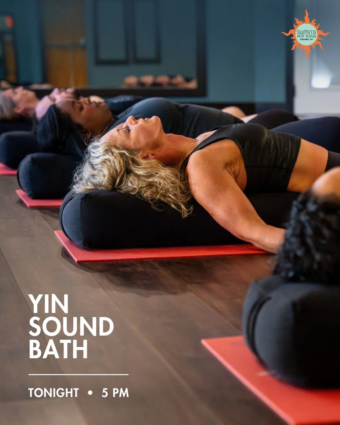 Take time to deepen your inner awareness and connect with your entire being tonight at 5 pm at our monthly Yin Sound Bath 💫

Join Sarah for this special time of deep, long yin poses enhanced by a rich sound bath meditation with multiple layers of in