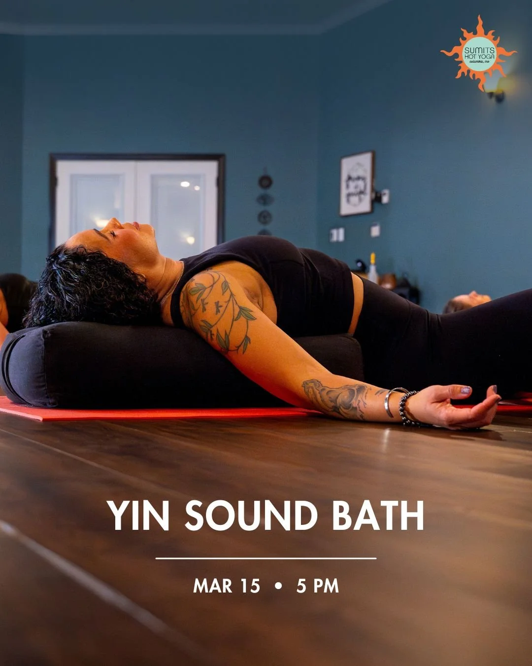 Take time to deepen your inner awareness and connect with your entire being at our next Yin Sound Bath, this Sunday, March 15 at 5 pm 💫

Join Sarah for this special time of deep, long yin poses enhanced by a rich sound bath meditation with multiple 