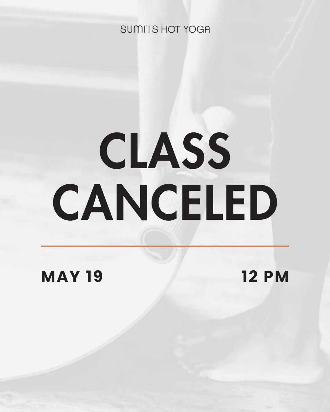 Heads up, yogis ⚠️ There will be no noon class on Tuesday, May 19 while we take care of some studio maintenance. Thanks for your patience and understanding!