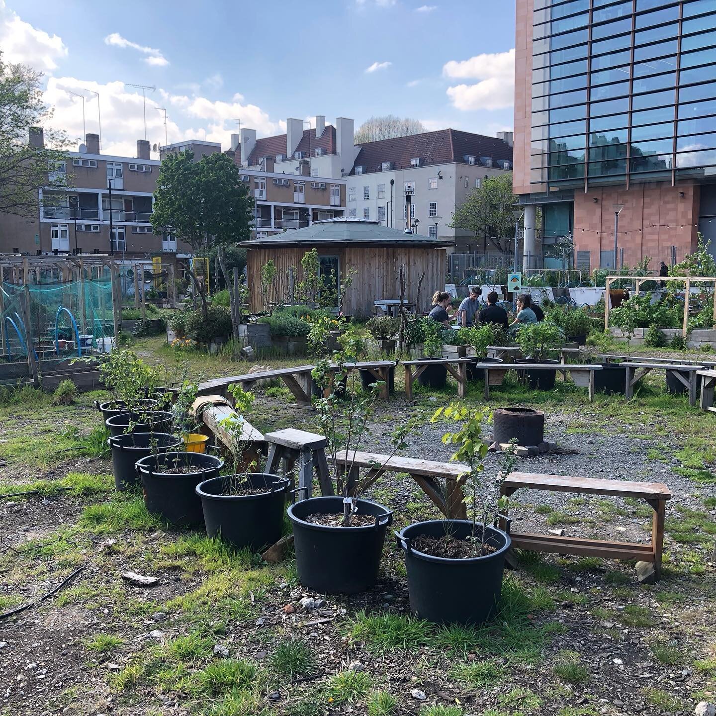 A really positive first day of the London Permaculture Design Course. A great group of people at an inspiring project&hellip; sun, good food, heartful conversations, hands in the soil. 
Thank you to @globalgeneration for hosting us!

________________