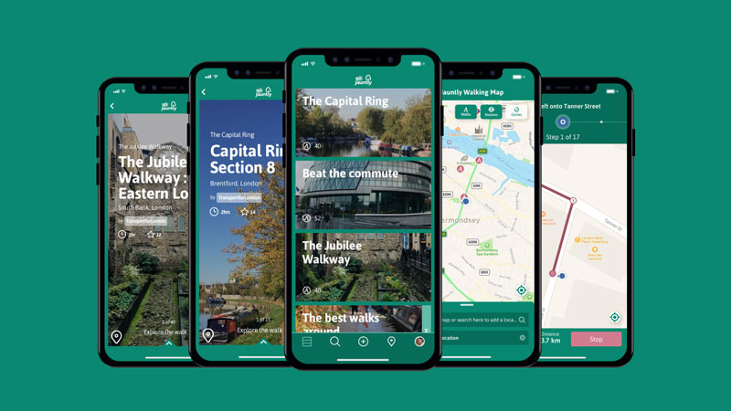 Discover walking routes, create your own trails and share outdoor adventures with friends