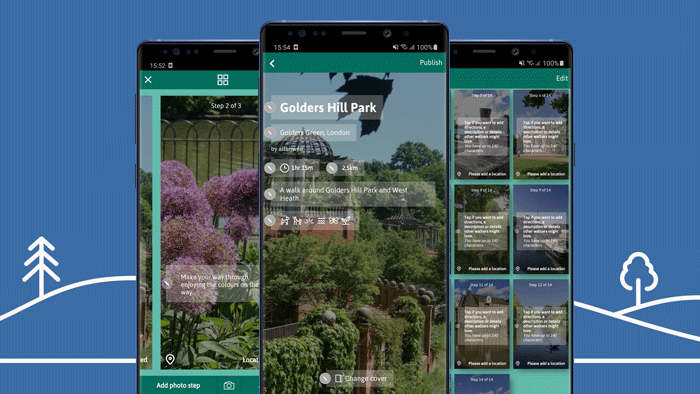 Create-a-Walk now available on Android