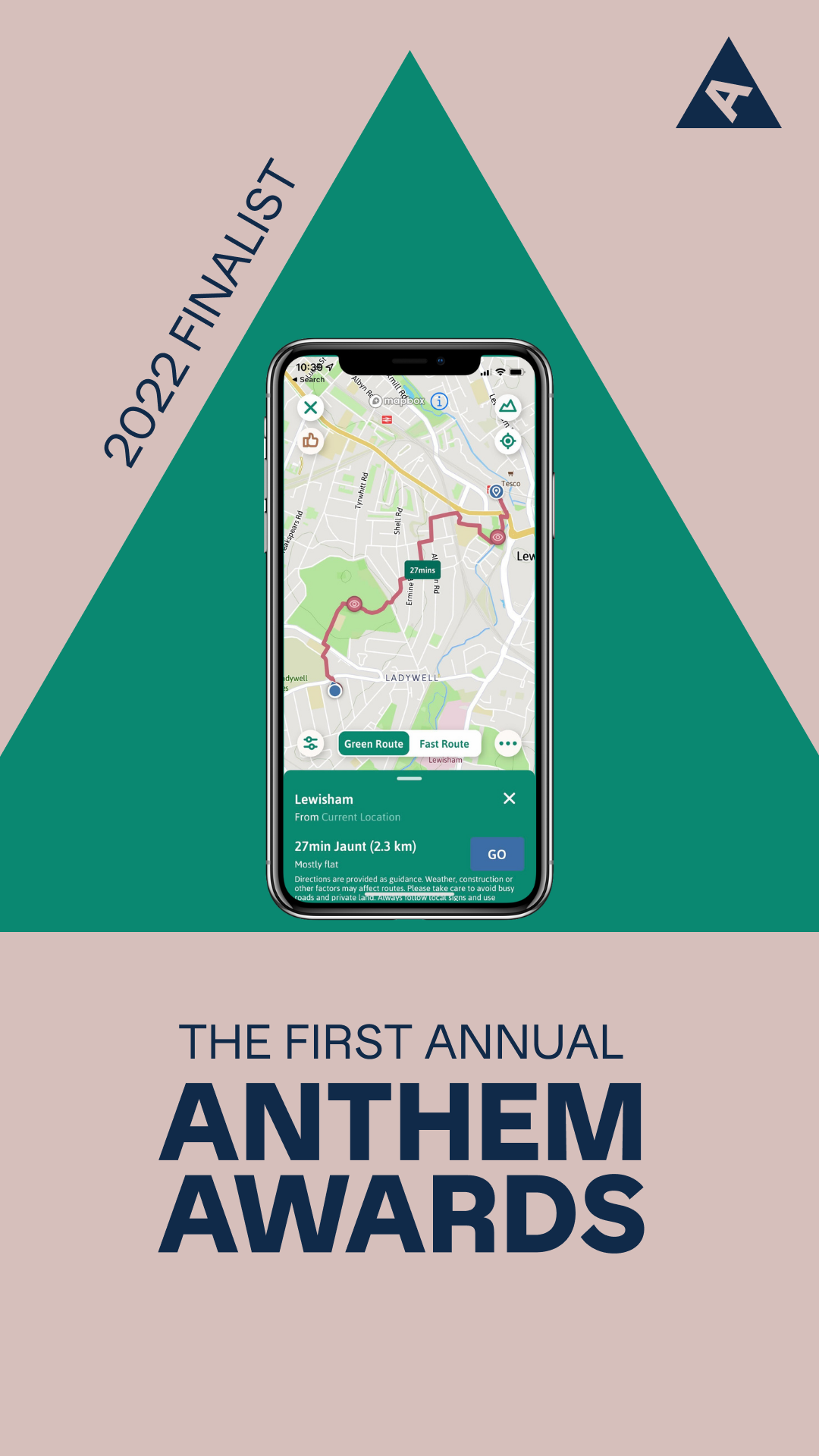 Green Routes is an Anthem Awards FINALIST! 