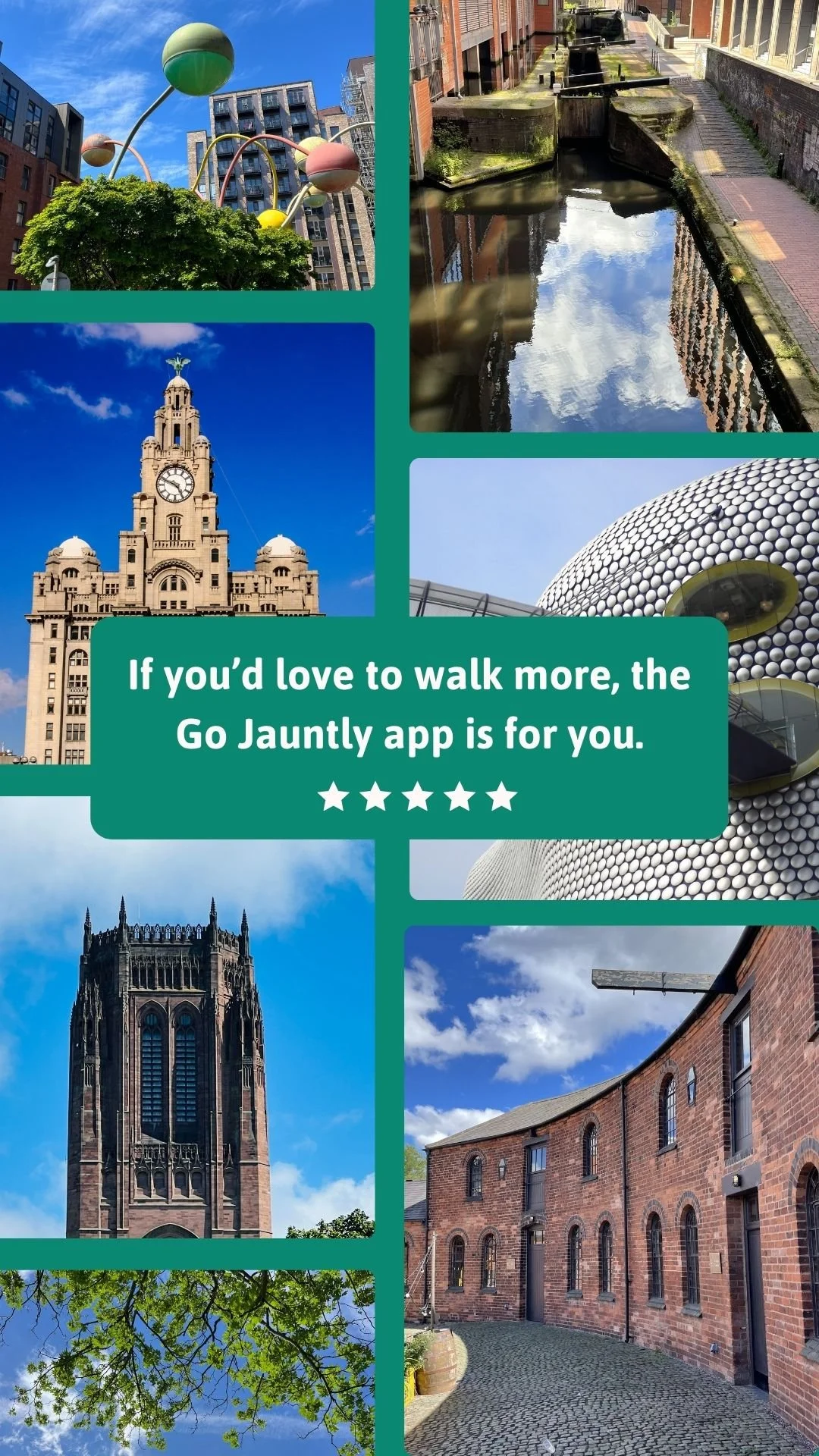 New Free Walks in Liverpool and Birmingham This Summer