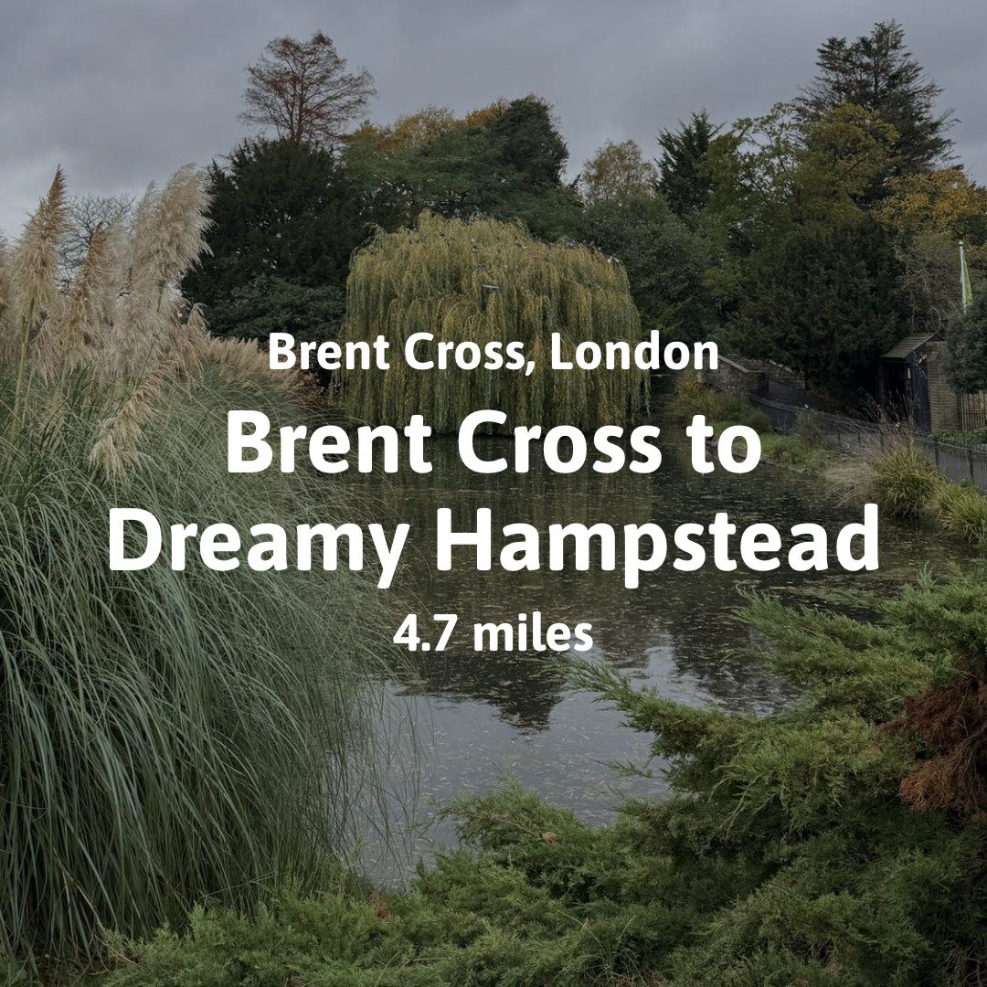 Brent Cross to Dreamy Hampstead - 4.7 miles walking route available on Go Jauntly app