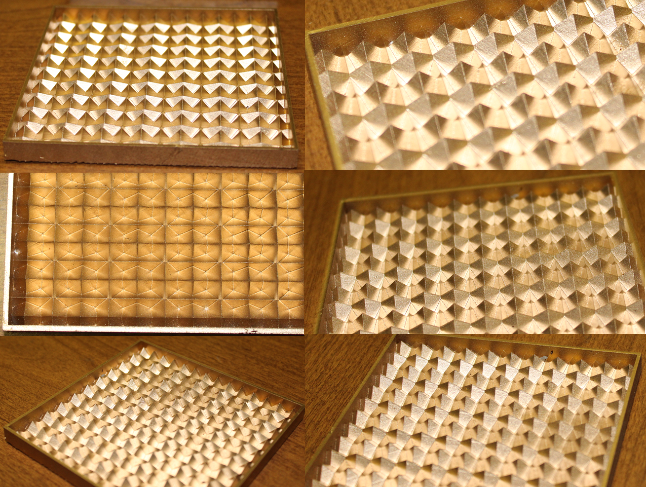 Figure 5. Prototype tile created using a rectangular truncating object with a 1.5:1 length-to-width ratio and a 30 ° truncation rotation