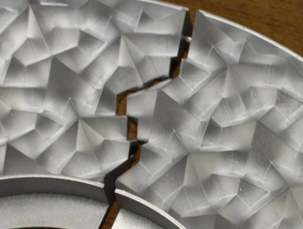 Figure 6. Close up view of the fourth ceiling medallion prototype