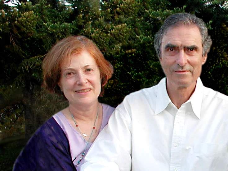 Gheorghe Costinescu with wife, artist Silvelin von Scanzoni, at The Virginia Center for the Creative Arts, 2001
